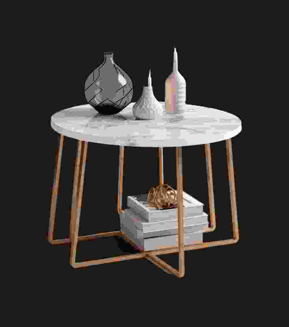 Round Wood Table